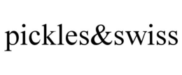 PICKLES&SWISS trademark