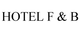 HOTEL F & B trademark