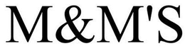 M&M'S trademark