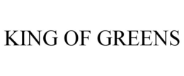 KING OF GREENS trademark