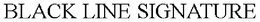 BLACK LINE SIGNATURE trademark