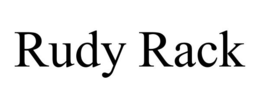 RUDY RACK trademark