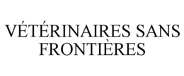 VÉTÉRINAIRES SANS FRONTIÈRES trademark