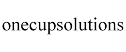ONECUPSOLUTIONS trademark
