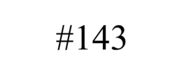 #143 trademark