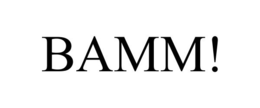 BAMM! trademark