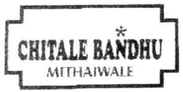 CHITALE BANDHU MITHAIWALE trademark