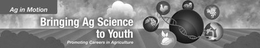 AG IN MOTION BRINGING AG SCIENCE TO YOUTH PROMOTING CAREERS IN AGRICULTURE trademark