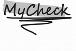 MY CHECK trademark