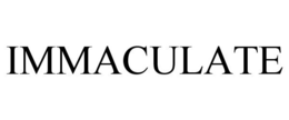 IMMACULATE trademark