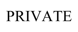 PRIVATE trademark
