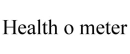 HEALTH O METER trademark