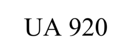 UA 920 trademark