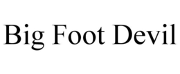BIG FOOT DEVIL trademark