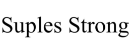 SUPLES STRONG trademark