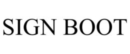 SIGN BOOT trademark