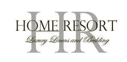 HOME RESORT LUXURY LINENS AND BEDDING HR trademark