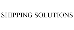 SHIPPING SOLUTIONS trademark