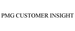 PMG CUSTOMER INSIGHT trademark