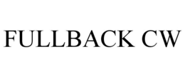 FULLBACK CW trademark