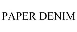 PAPER DENIM trademark