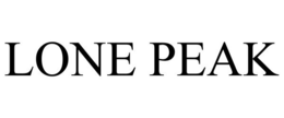 LONE PEAK trademark