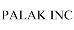 PALAK INC trademark
