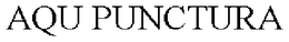 AQU PUNCTURA trademark