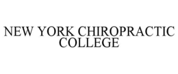 NEW YORK CHIROPRACTIC COLLEGE trademark