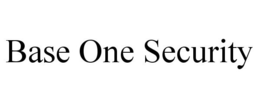 BASE ONE SECURITY trademark