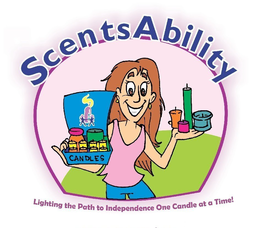 SCENTSABILITY CANDLES LIGHTING THE PATH TO INDEPENDENCE ONE CANDLE AT A TIME! trademark