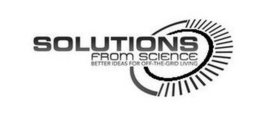 SOLUTIONS FROM SCIENCE BETTER IDEAS FOR OFF-THE-GRID LIVING trademark