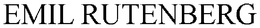 EMIL RUTENBERG trademark