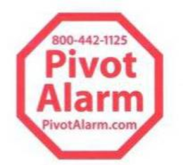 800-442-1125 PIVOT ALARM PIVOTALARM.COM trademark