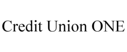 CREDIT UNION ONE trademark