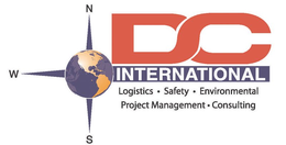 DC INTERNATIONAL N W S LOGISTICS · SAFETY · ENVIRONMENTAL PROJECT MANAGEMENT · CONSULTING trademark
