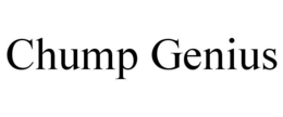 CHUMP GENIUS trademark