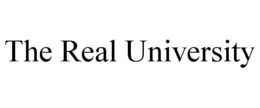 THE REAL UNIVERSITY trademark