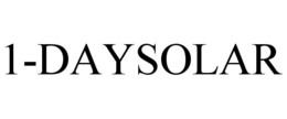 1-DAYSOLAR trademark