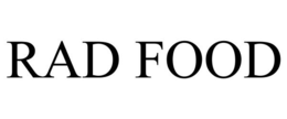 RAD FOOD trademark