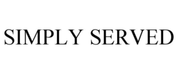 SIMPLY SERVED trademark