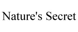 NATURE'S SECRET trademark