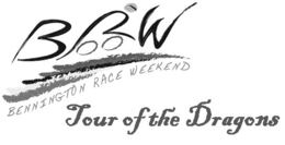 BRW BENNINGTON RACE WEEKEND TOUR OF THE DRAGONS trademark