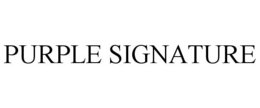 PURPLE SIGNATURE trademark