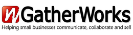 W GATHERWORKS HELPING SMALL BUSINESSES COMMUNICATE, COLLABORATE AND SELL trademark