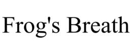 FROG'S BREATH trademark