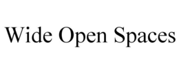 WIDE OPEN SPACES trademark
