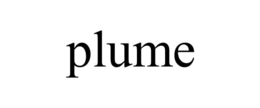 PLUME trademark