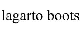 LAGARTO BOOTS trademark