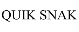 QUIK SNAK trademark